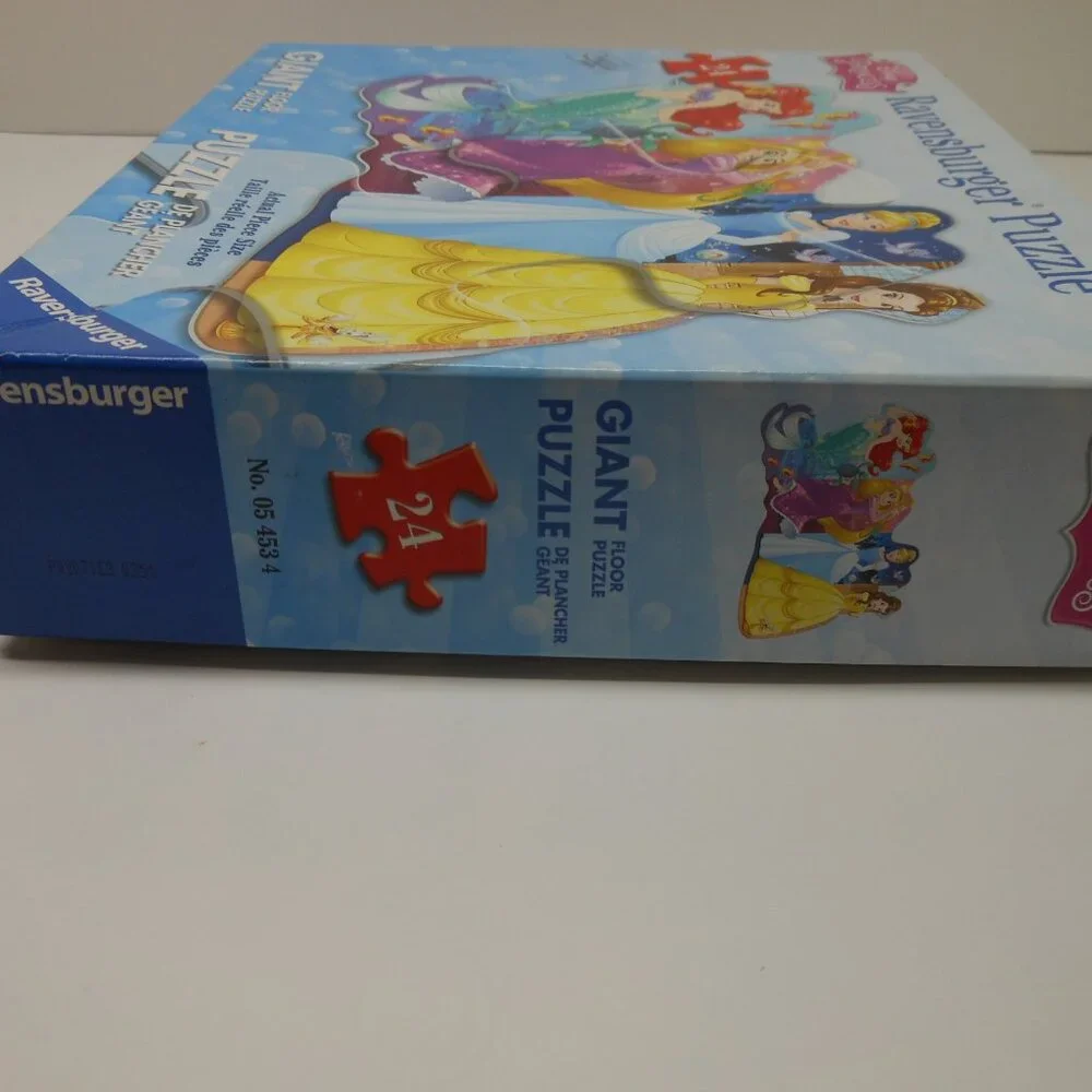 2017 Disney Princesses Pretty 24 Pieces Ravensburger Giant Floor Puzzle Complete - Picture 4 of 11